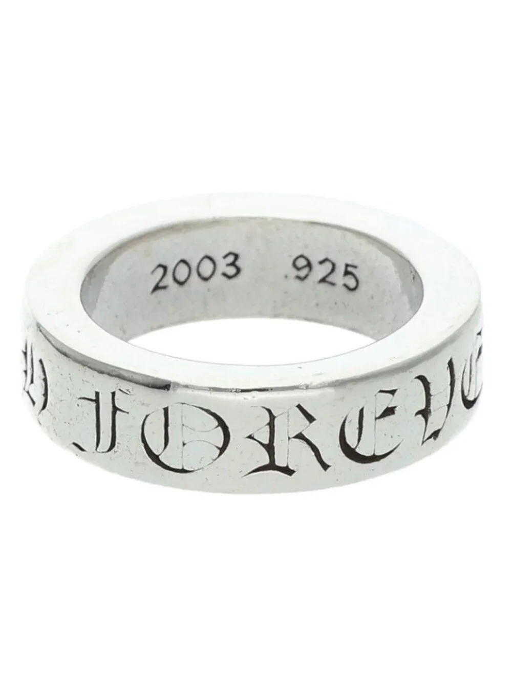 Chrome Hearts Spacer Forever Silver Ring